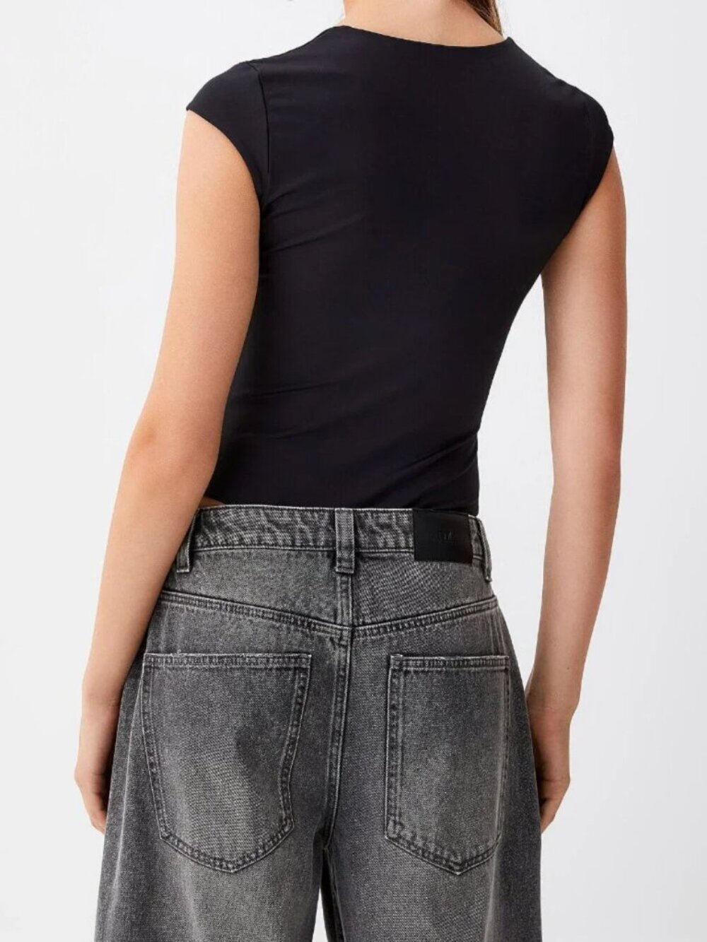 NWT Square Neck DL Nylon Bodysuit - Picture 2 of 3